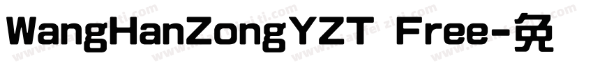 WangHanZongYZT Free字体转换